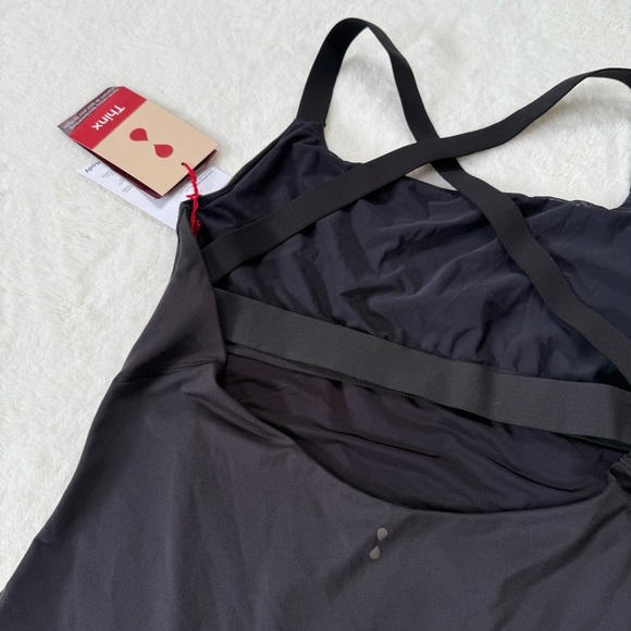 Thinx Super Absorbency Leotard in Black Large - Picture 6 of 6